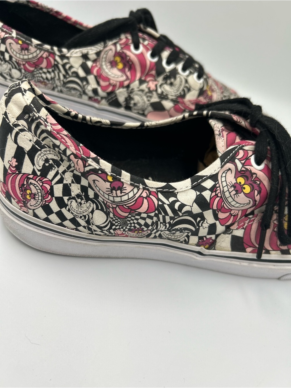 Van’s Cheshire Cat Print Canvas Sneakers - Casual Shoes Disney Discontinued Men - Picture 6 of 7